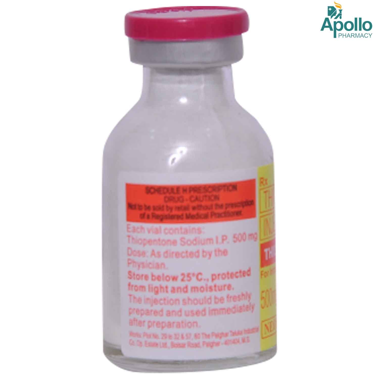 Thiosol Sodium 500mg Injection, Pack of 1 Thiosol Sodium 500mg Injection, Pack of 1