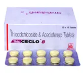 THIOCECLO 8MG TABLET, Pack of 10 TABLETS