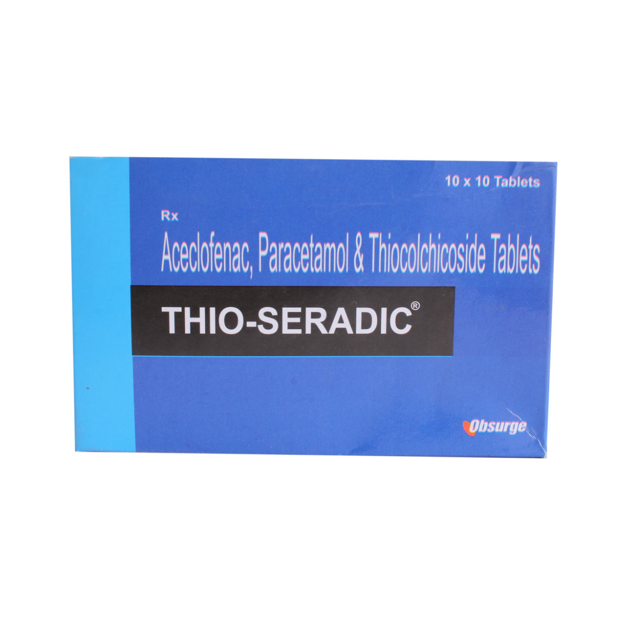 Thio Seradic Tablet 10's, Pack of 10 Thio Seradic Tablet 10's, Pack of 10