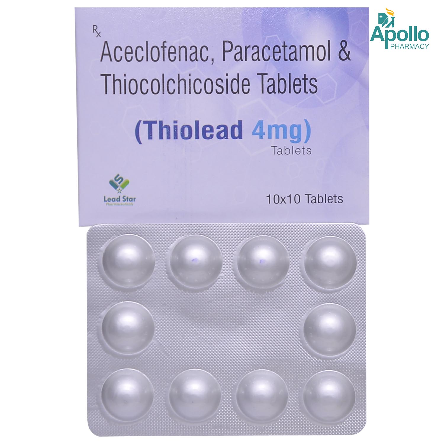Buy Thiolead 4 Tablet 10's Online