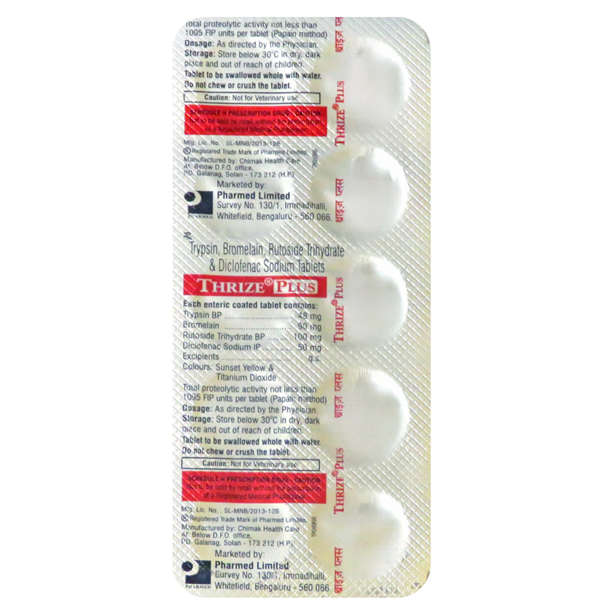 Thrize Plus Tablet 10's, Pack of 10 Thrize Plus Tablet 10's, Pack of 10