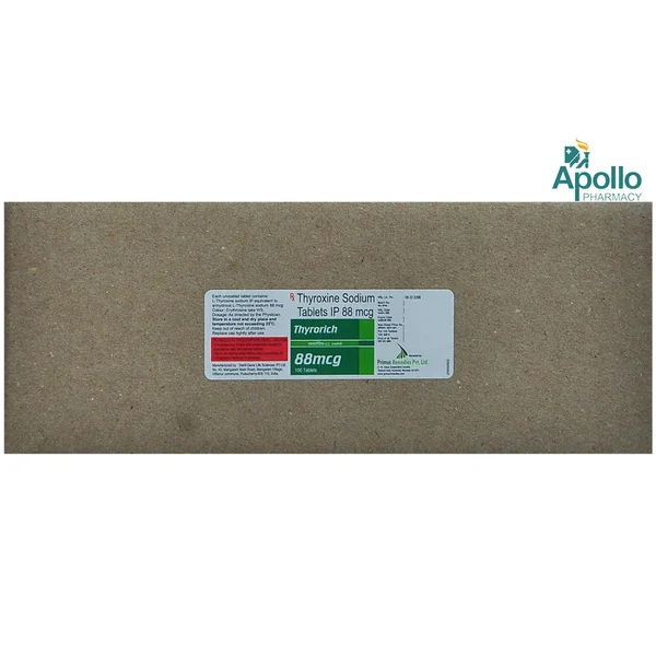 Thyrorich 88 mcg Tablet 100's, Pack of 1 TABLET