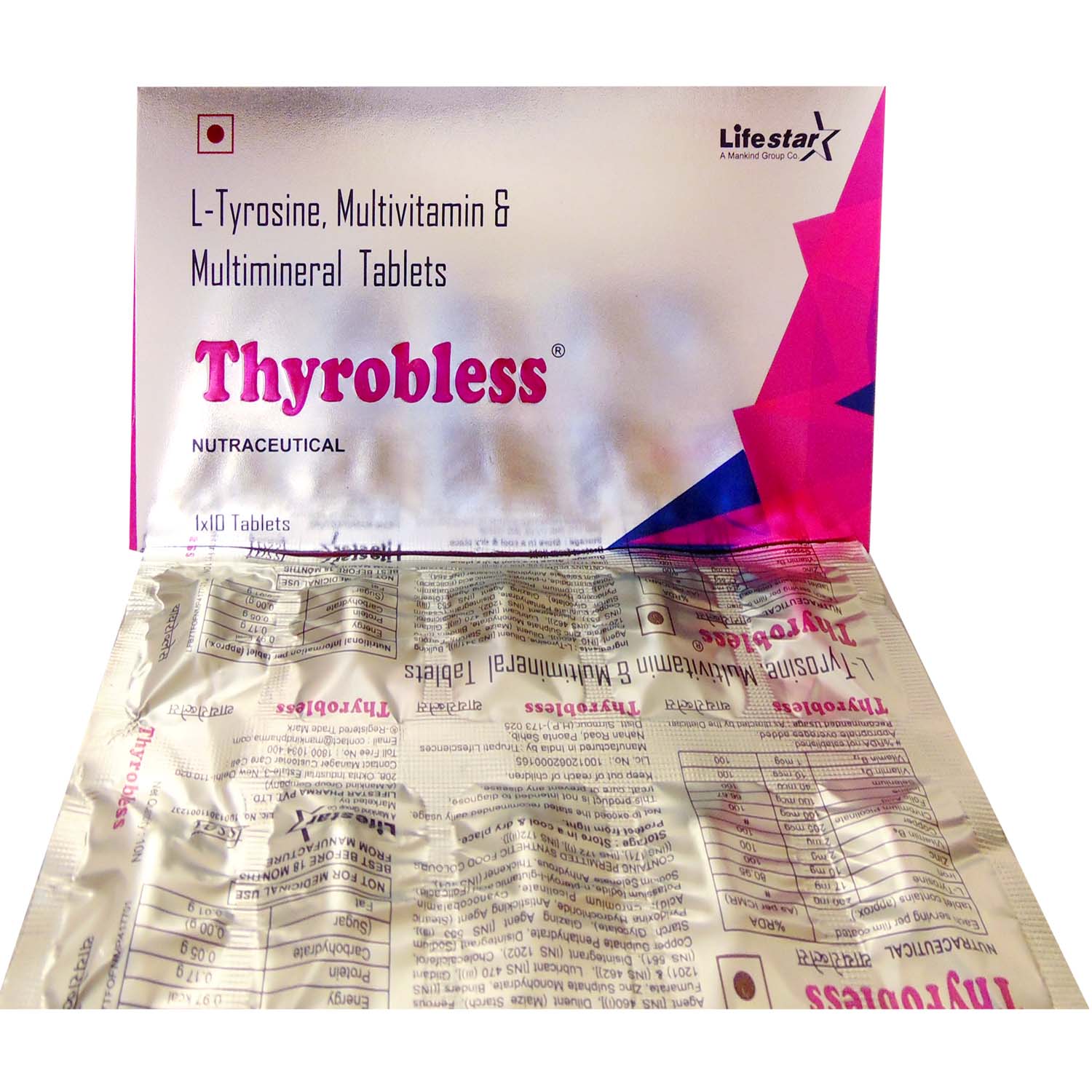 Buy Thyrobless Tablet 10's Online