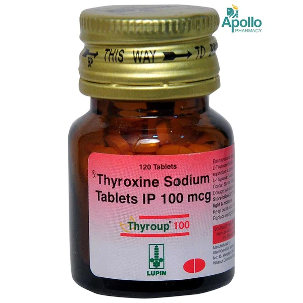 Thyroup 100 mcg Tablet 120's, Pack of 1 TABLET