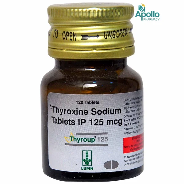 Thyroup 125 mcg Tablet 120's, Pack of 1 Tablet