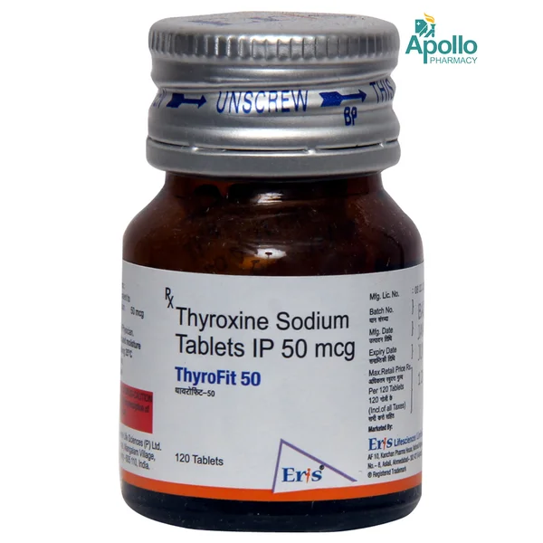 Thyrofit 50 Tablet 120's, Pack of 1 TABLET