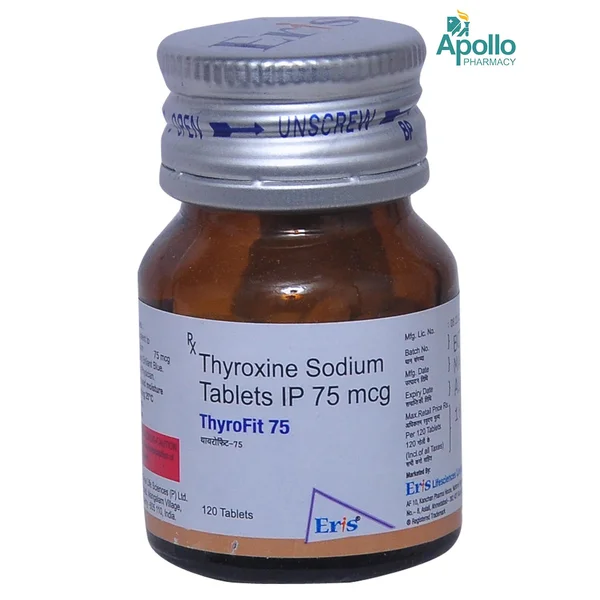 Thyrofit 75 mcg Tablet 120's, Pack of 1