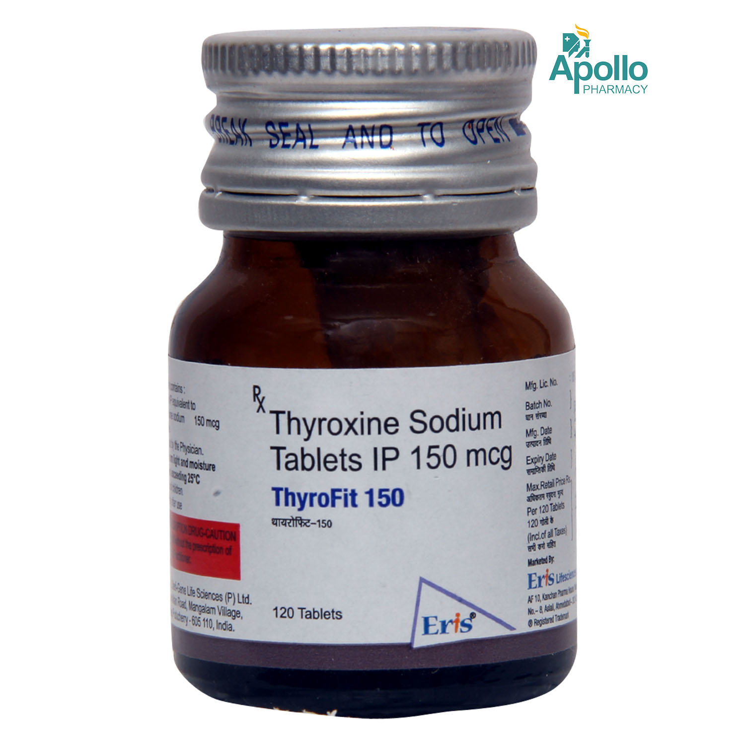 Thyrofit 150 mcg Tablet 120's, Pack of 1 Thyrofit 150 mcg Tablet 120's, Pack of 1