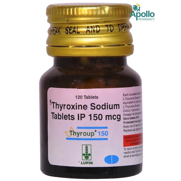 Thyroup 150 mcg Tablet 120's, Pack of 1 Tablet