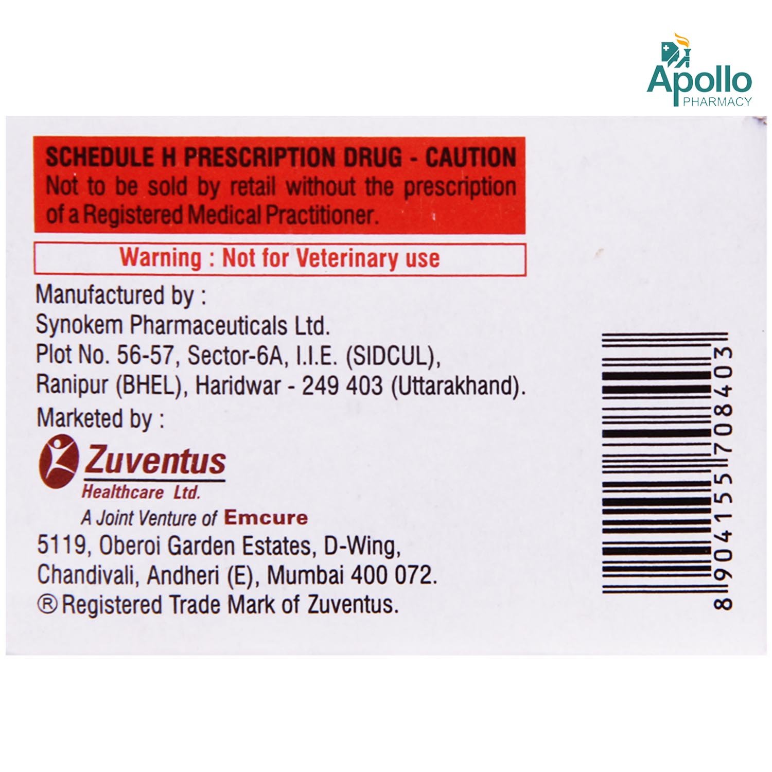 Tibrolin D Tablet 10's, Pack of 10 Tibrolin D Tablet 10's, Pack of 10