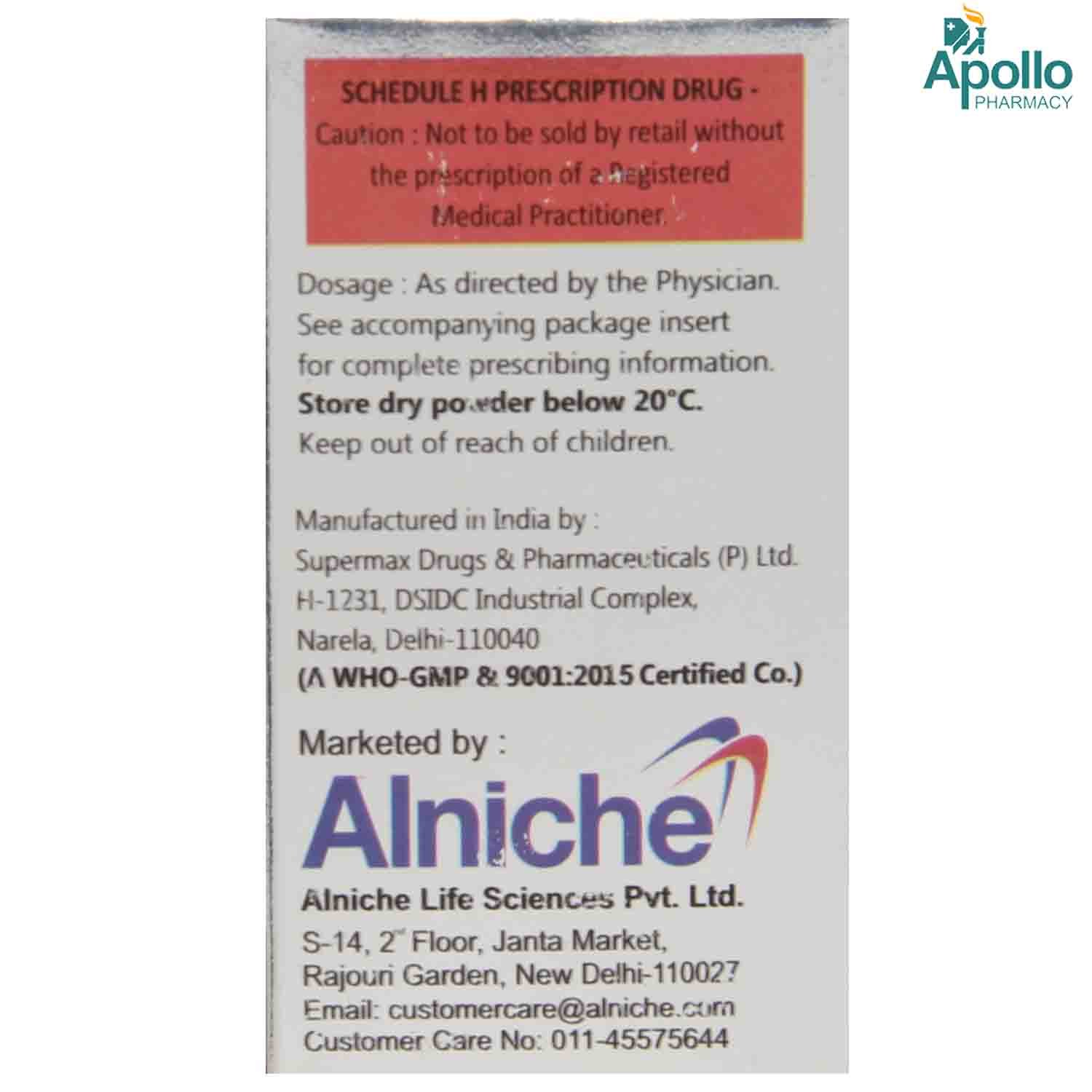 Ticarset Injection 3.1gm, Pack of 1 Ticarset Injection 3.1gm, Pack of 1