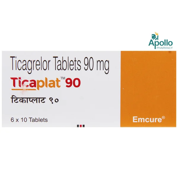 Ticaplat 90mg Tablet 10's