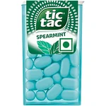 Tic Tac Spearmint Flavour Hard candy, 13 gm