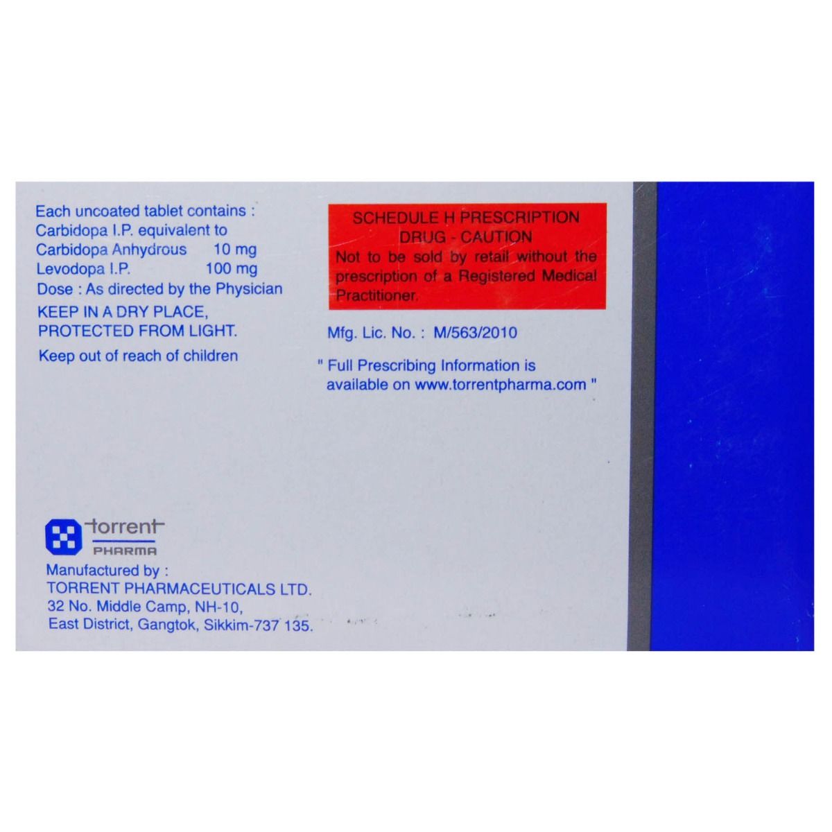 Tidomet LS 100 mg/10 mg Tablet 15's Price, Uses, Side Effects ...