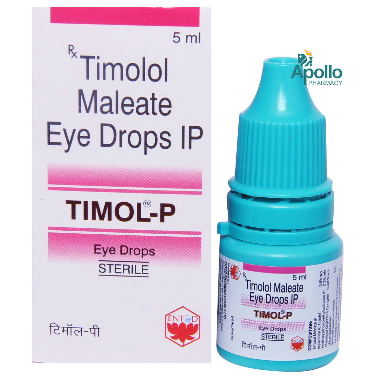 Timol-P Eye Drops 5 ml, Pack of 1 Timol-P Eye Drops 5 ml, Pack of 1