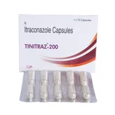 Tinitraz-200 Capsule 10's, Pack of 10 CAPSULES