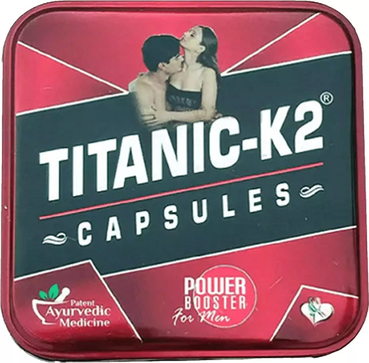 Titanic-K2 Ayurvedic Power Booster, 6 Capsules, Pack of 6 Titanic-K2 Ayurvedic Power Booster, 6 Capsules, Pack of 6
