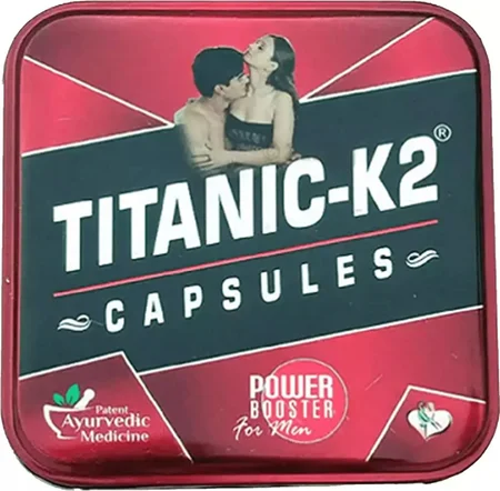 Titanic-K2 Ayurvedic Power Booster, 6 Capsules