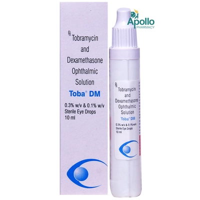 Toba DM Eye Drops 10 ml, Pack of 1 Eye Drops