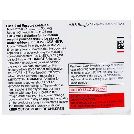 Tobamist Respules Eco Pack 5x5 ml