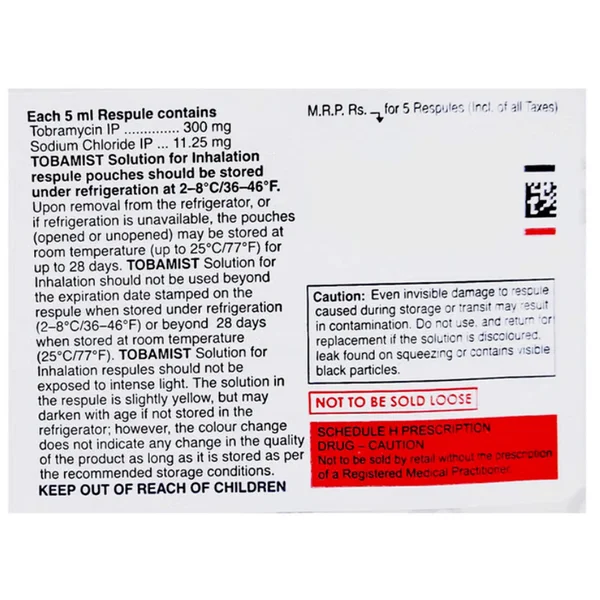 Tobamist Respules Eco Pack 5x5 ml