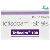 Toficalm 100 Tablet 10's, Pack of 10 TABLETS