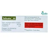 Toficalm 50 Tablet 10's, Pack of 10 TABLETS