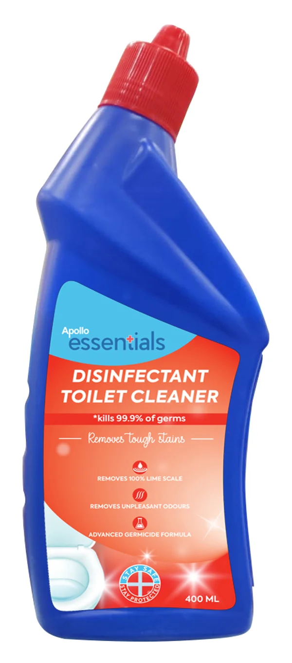 Apollo Essentials Disinfectant Toilet Cleaner, 400 ml, Pack of 1