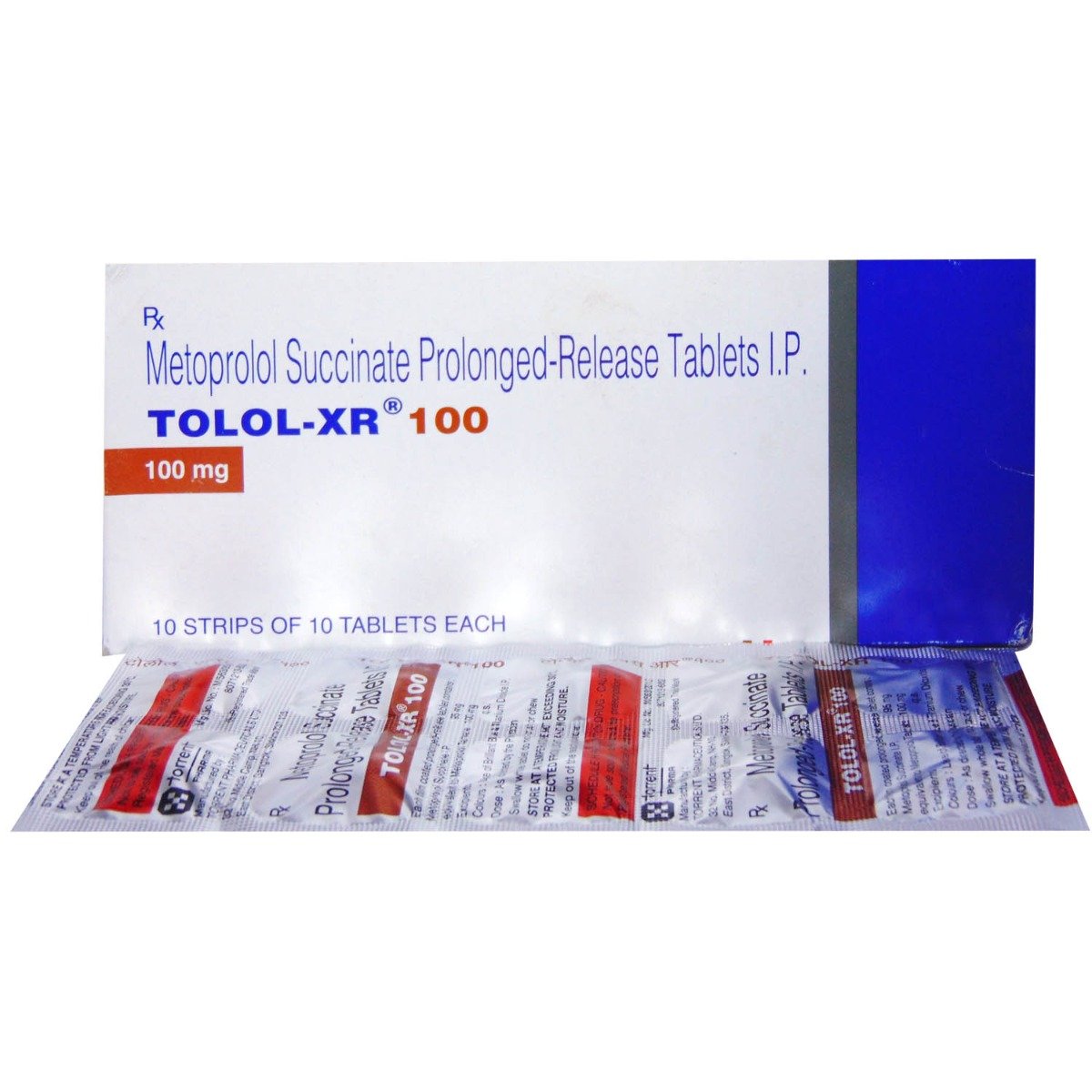 Tolol XR 100 Tablet 10's, Pack of 10 TABLETS Tolol XR 100 Tablet 10's, Pack of 10 TABLETS