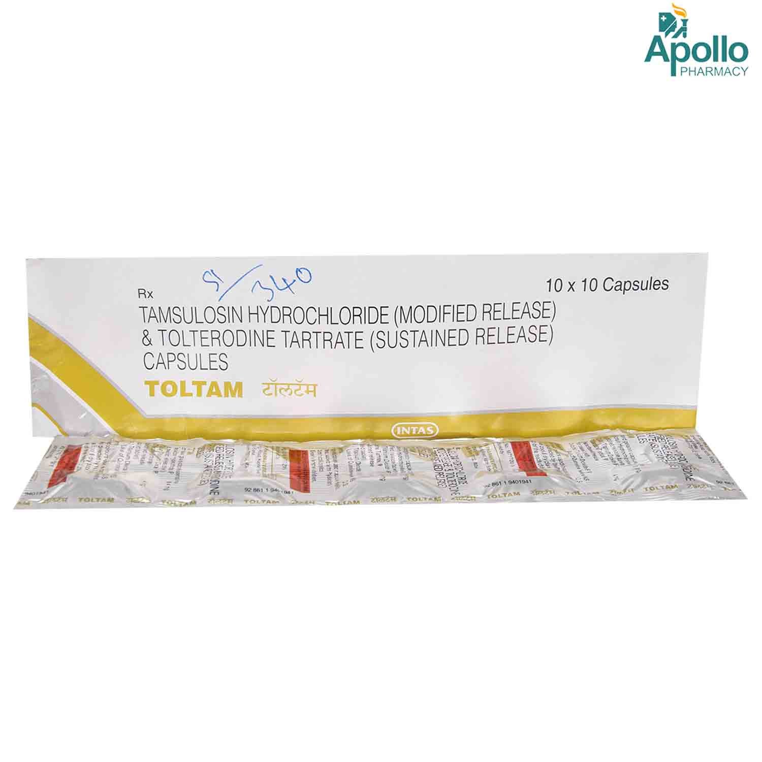 Toltam Capsule 10's, Pack of 10 CapsuleS Toltam Capsule 10's, Pack of 10 CapsuleS