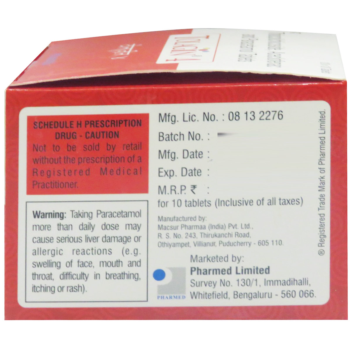 Tolagin 4 Tablet 10's, Pack of 10 Tolagin 4 Tablet 10's, Pack of 10