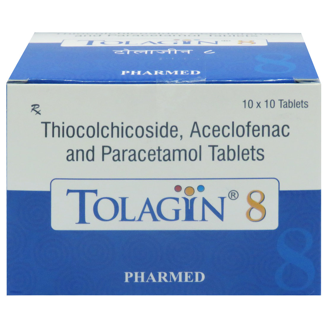 Tolagin 8 Tablet 10's, Pack of 10 Tolagin 8 Tablet 10's, Pack of 10