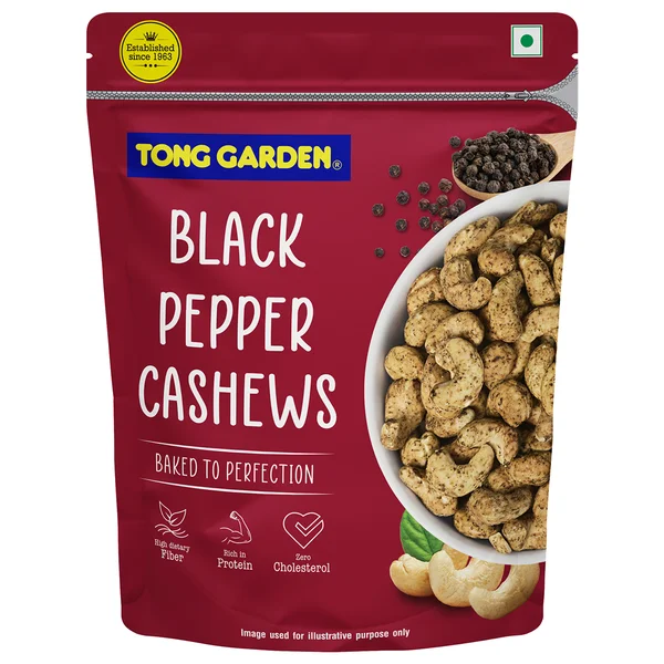 Tong Garden Blackpepper Cashews, 130 gm