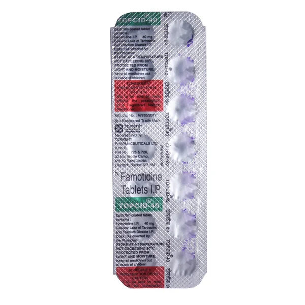 Topcid 40 Tablet 14's