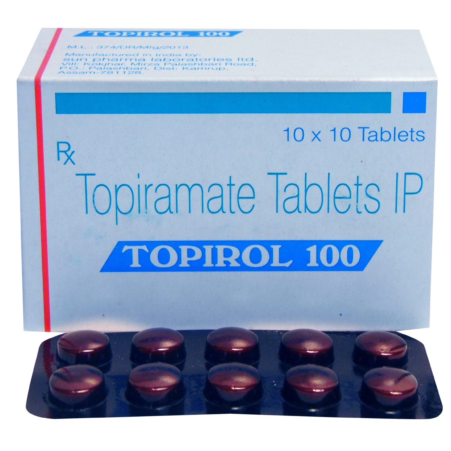 Topirol 100 Tablet 10's, Pack of 10 TABLETS Topirol 100 Tablet 10's, Pack of 10 TABLETS