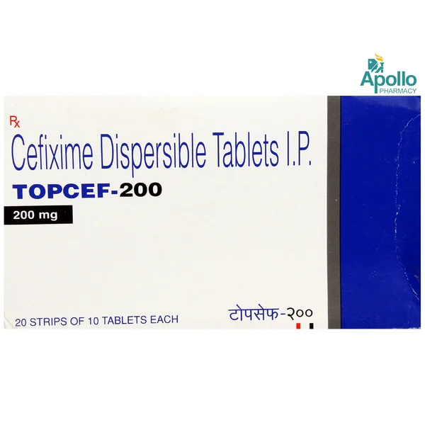 Topcef-200 Tablet 10's