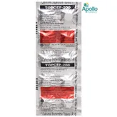 Topcef-200 Tablet 10's, Pack of 10 TABLETS