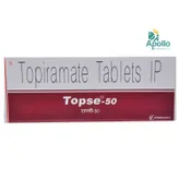 TOPSE 50MG TABLET, Pack of 10 TABLETS