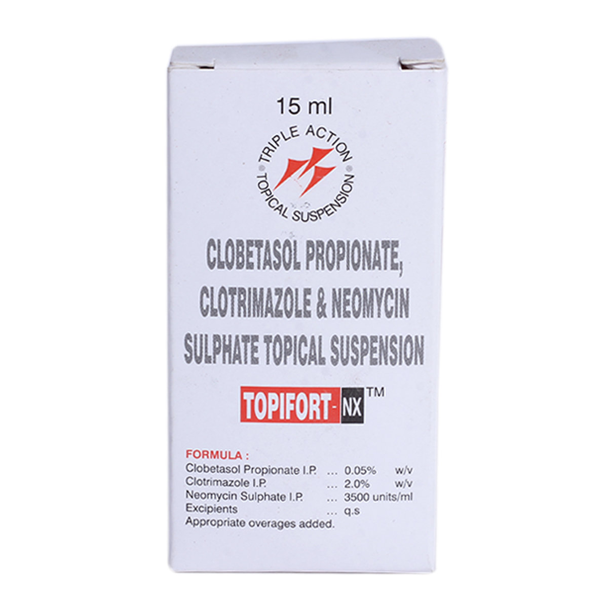 Topifort-NX Topical Suspension 15 ml, Pack of 1 Suspension Topifort-NX Topical Suspension 15 ml, Pack of 1 Suspension