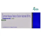 TORVATE 300MG TABLET, Pack of 10 TABLETS