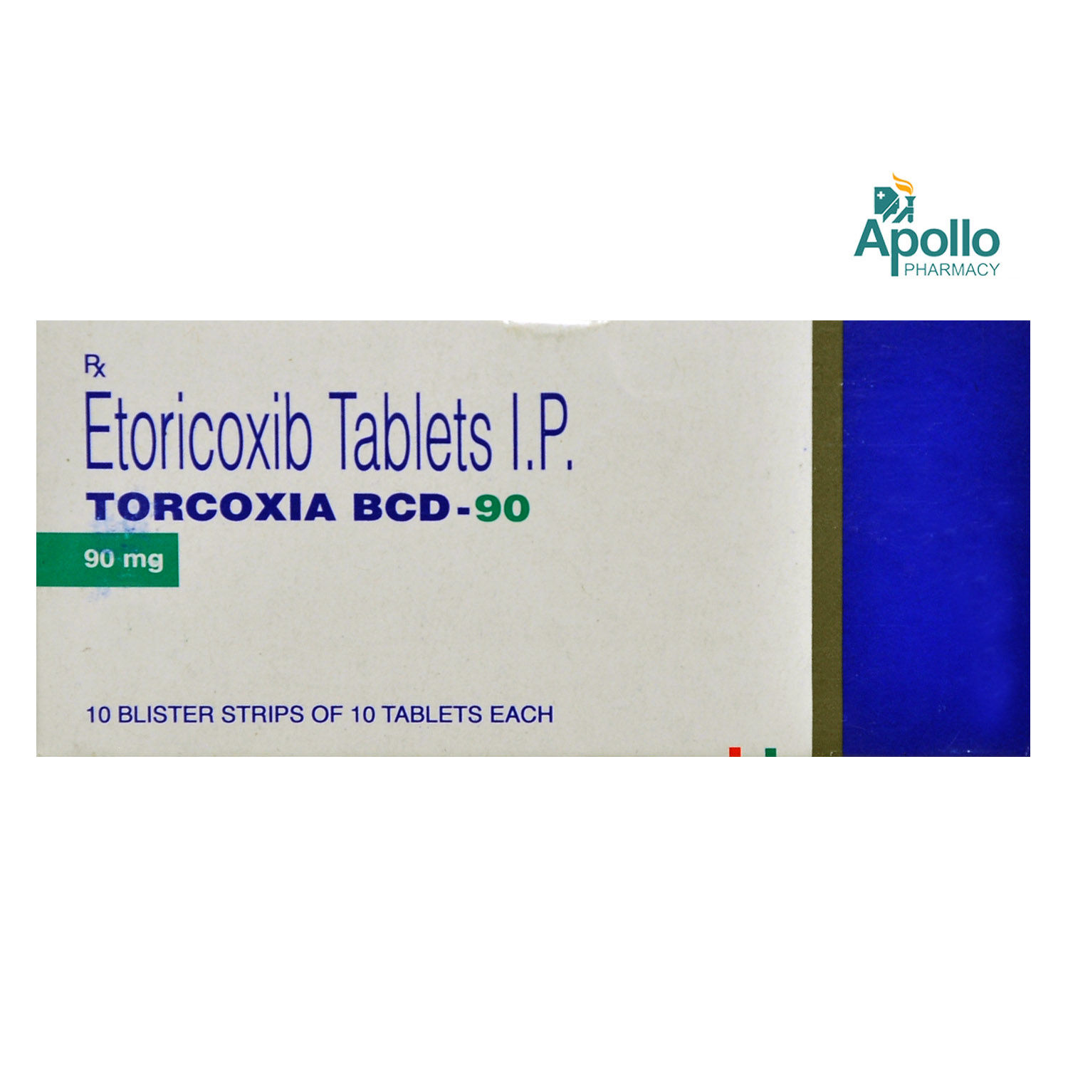 Buy Torcoxia BCD-90 Tablet 10's Online