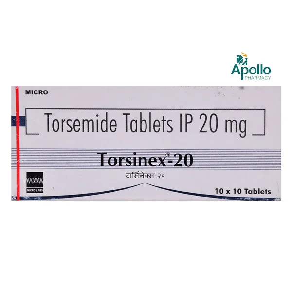 Torsinex-20 Tablet 10's, Pack of 10 TabletS