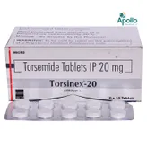 Torsinex-20 Tablet 10's, Pack of 10 TabletS