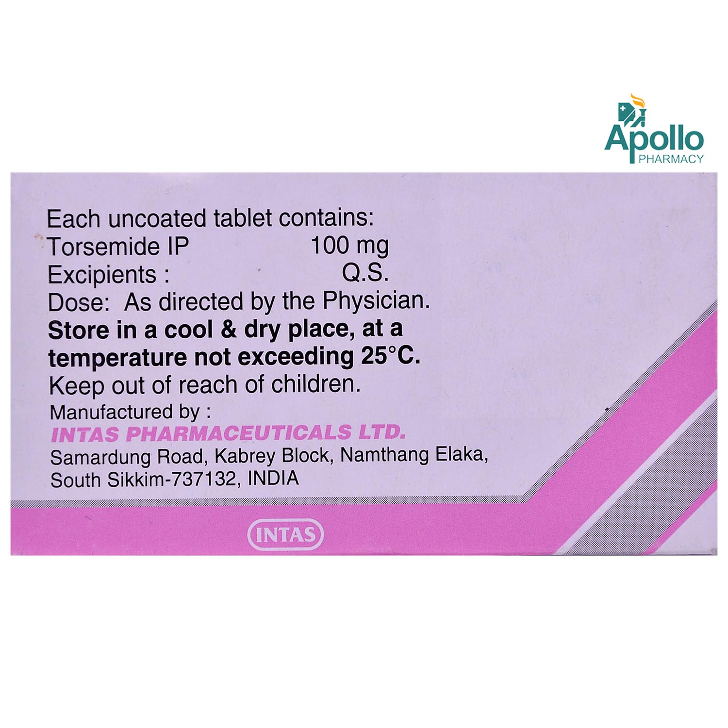 TOR 100MG TABLET, Pack of 10 TABLETS TOR 100MG TABLET, Pack of 10 TABLETS