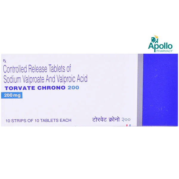 Torvate Chrono 200 Tablet 10's, Pack of 10 TABLET CRS