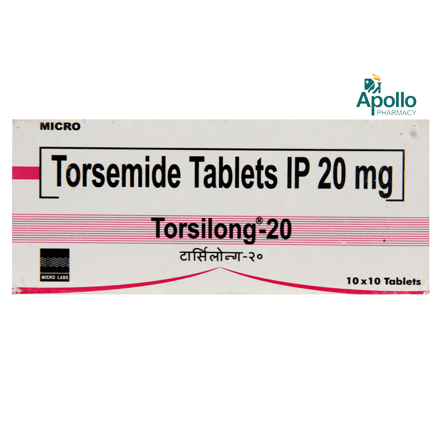 Torsilong-20mg Tablet 10's, Pack of 10 TABLETS Torsilong-20mg Tablet 10's, Pack of 10 TABLETS