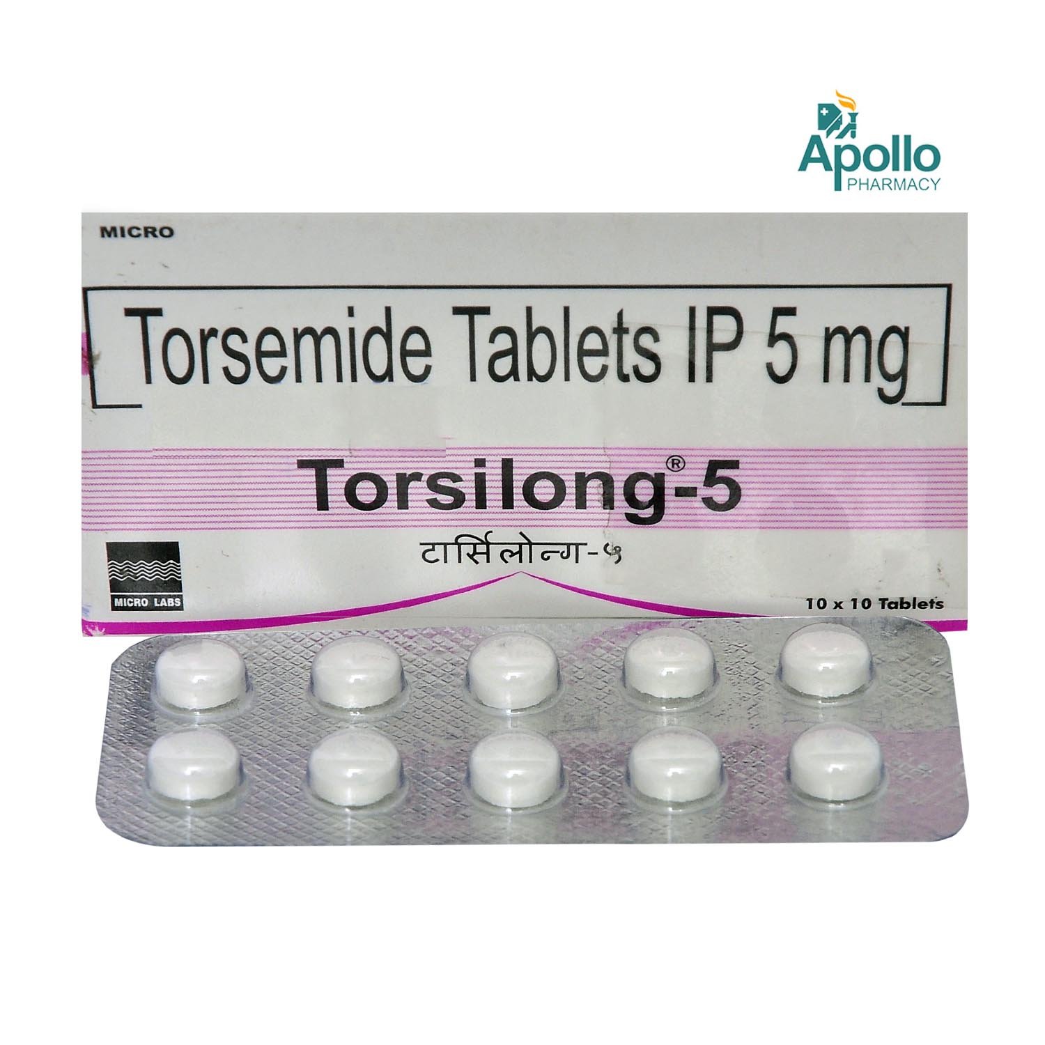 Torsilong-5mg Tablet 10's, Pack of 10 TabletS Torsilong-5mg Tablet 10's, Pack of 10 TabletS