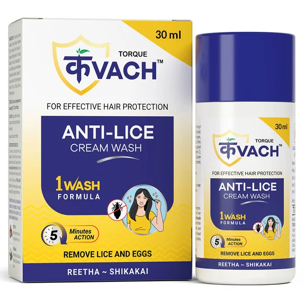 Torque Kvach Anti-Lice Cream Wash, 30 ml