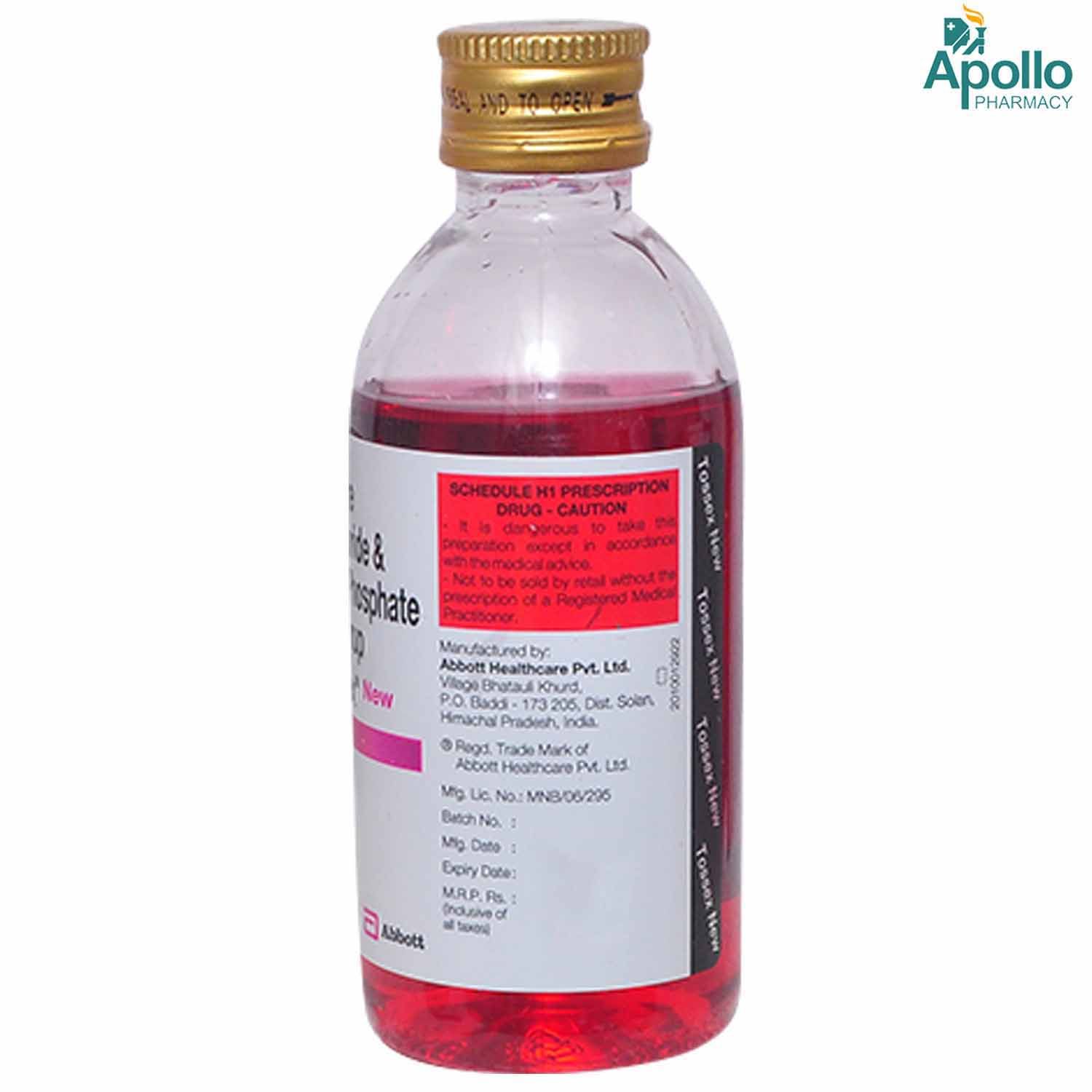 Tossex New Syrup 100 ml Price, Uses, Side Effects, Composition Apollo