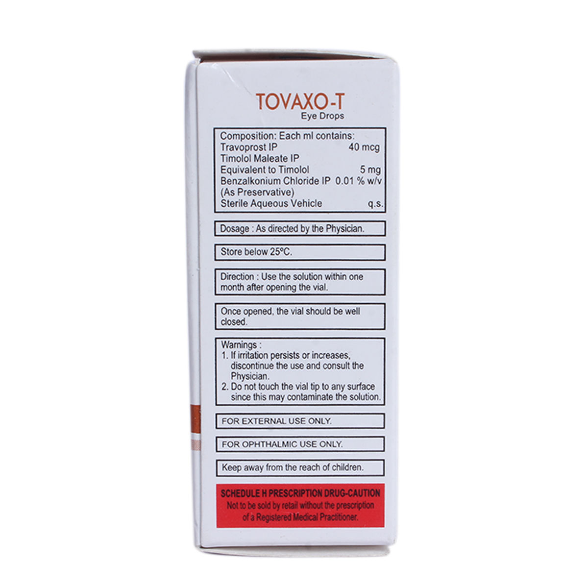 Tovaxo T Eye Drop 2.5 ml, Pack of 1 EYE DROPS